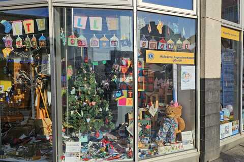 Schaufenster dekoriert Schaufenster dekoriert